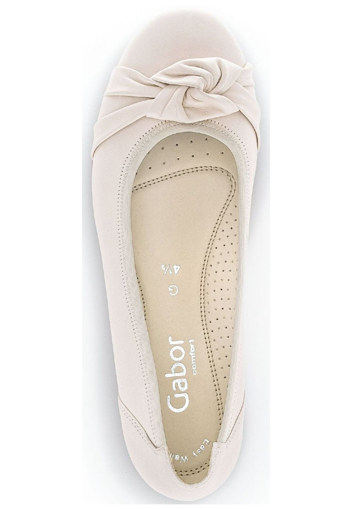 Gabor Comfort Ballerinas Leder Ivory