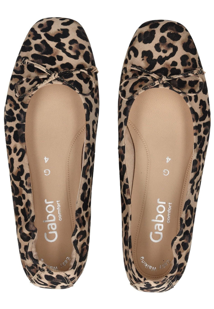 Gabor Comfort Ballerinas Leder Leopard