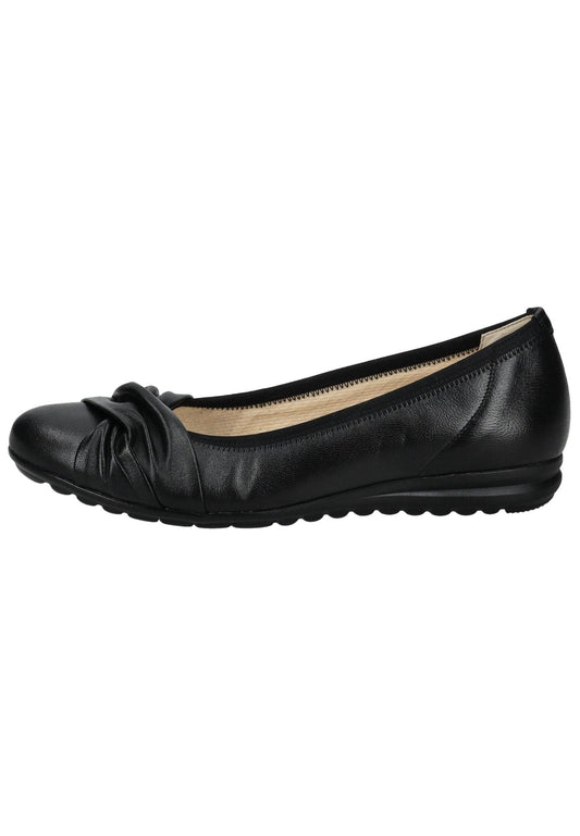 Gabor Comfort Ballerinas Leder Schwarz