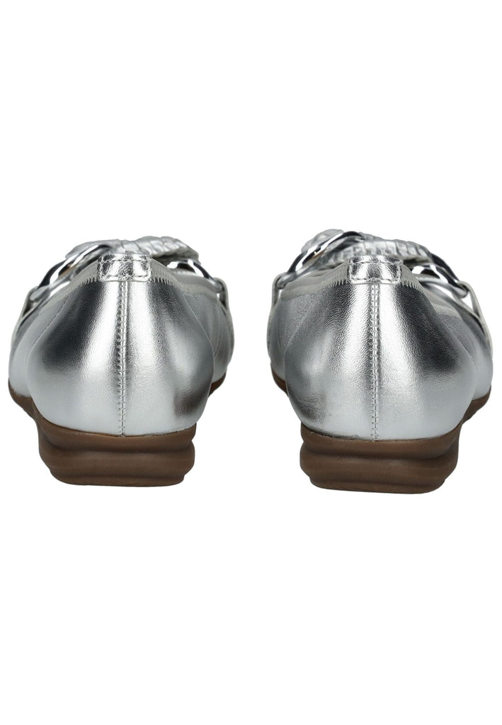 Gabor Comfort Ballerinas Leder Silber