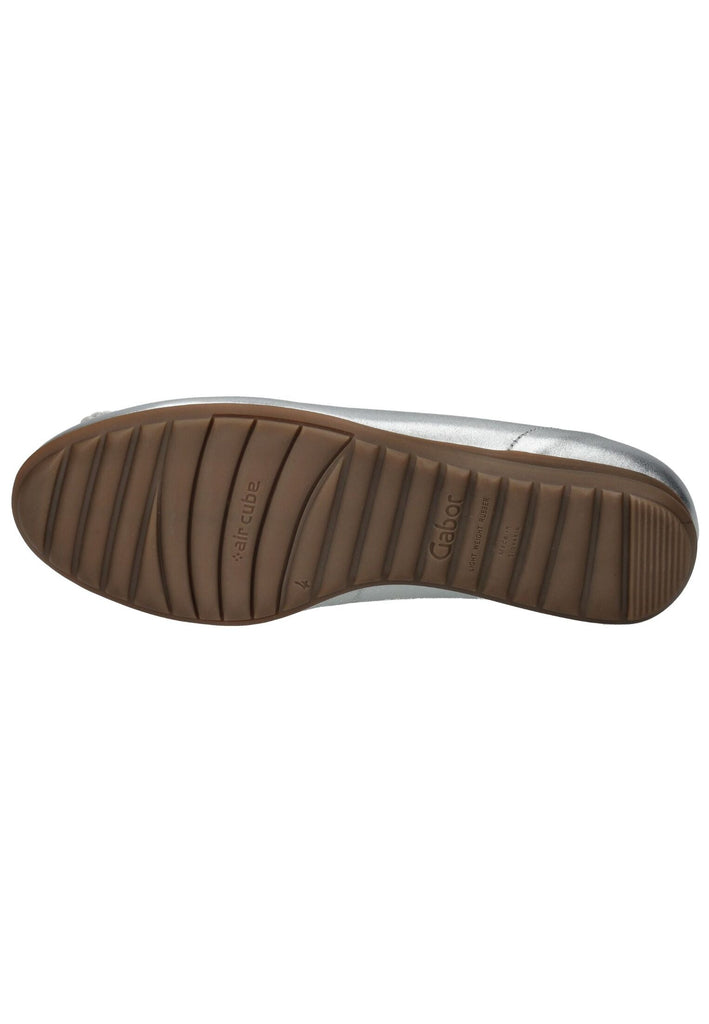 Gabor Comfort Ballerinas Leder Silber