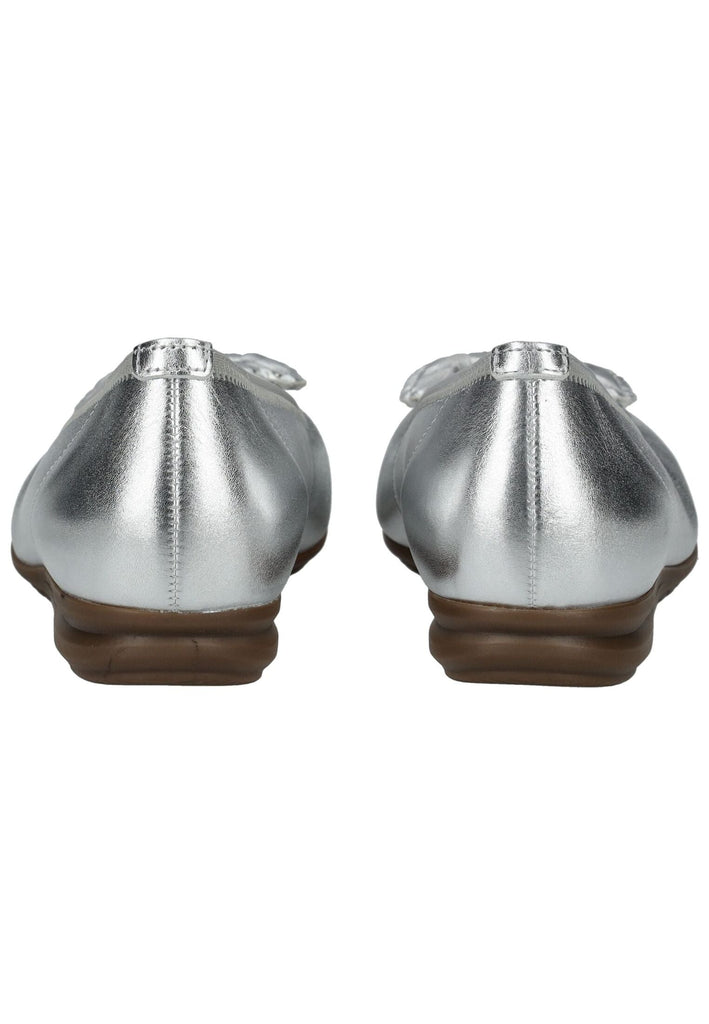 Gabor Comfort Ballerinas Leder Silber