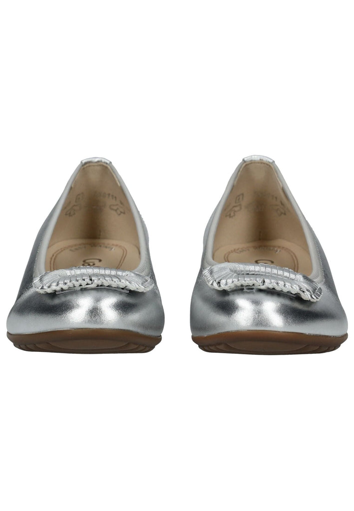 Gabor Comfort Ballerinas Leder Silber