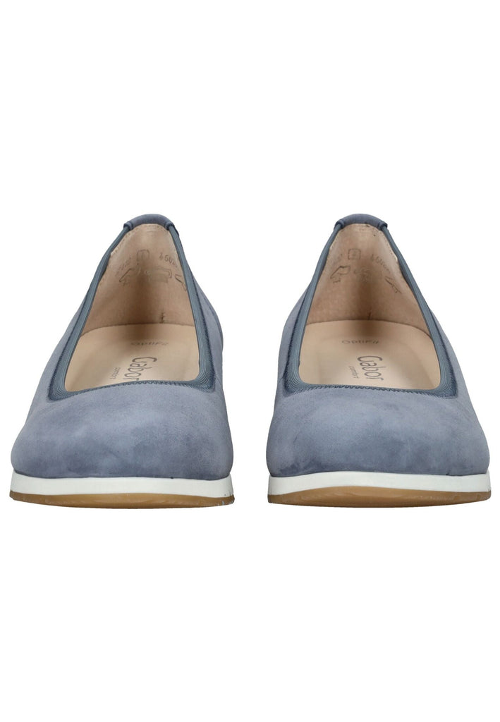 Gabor Comfort Ballerinas Nubukleder Blau