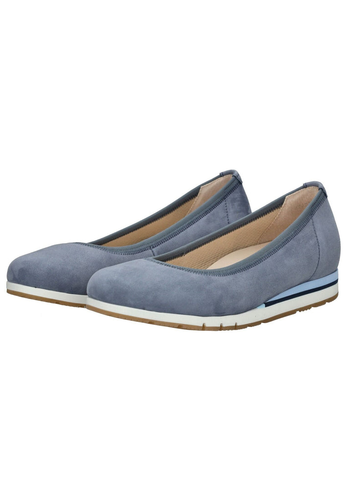 Gabor Comfort Ballerinas Nubukleder Blau