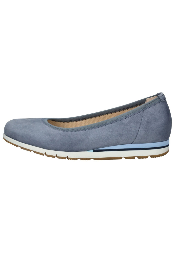 Gabor Comfort Ballerinas Nubukleder Blau