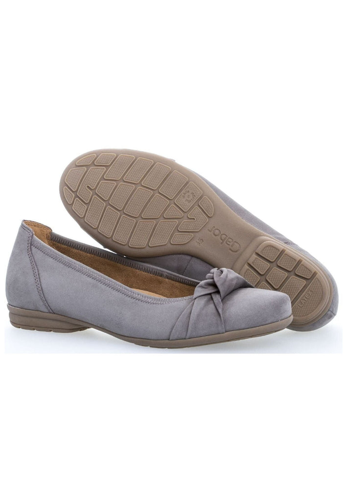 Gabor Comfort Ballerinas Nubukleder Fumo