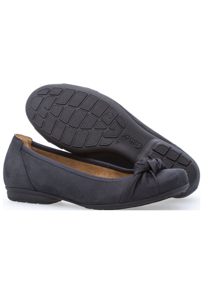 Gabor Comfort Ballerinas Nubukleder Nachtblau