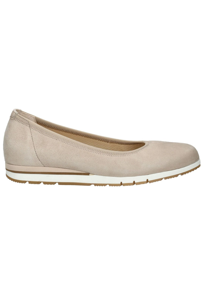 Gabor Comfort Ballerinas Veloursleder Creme