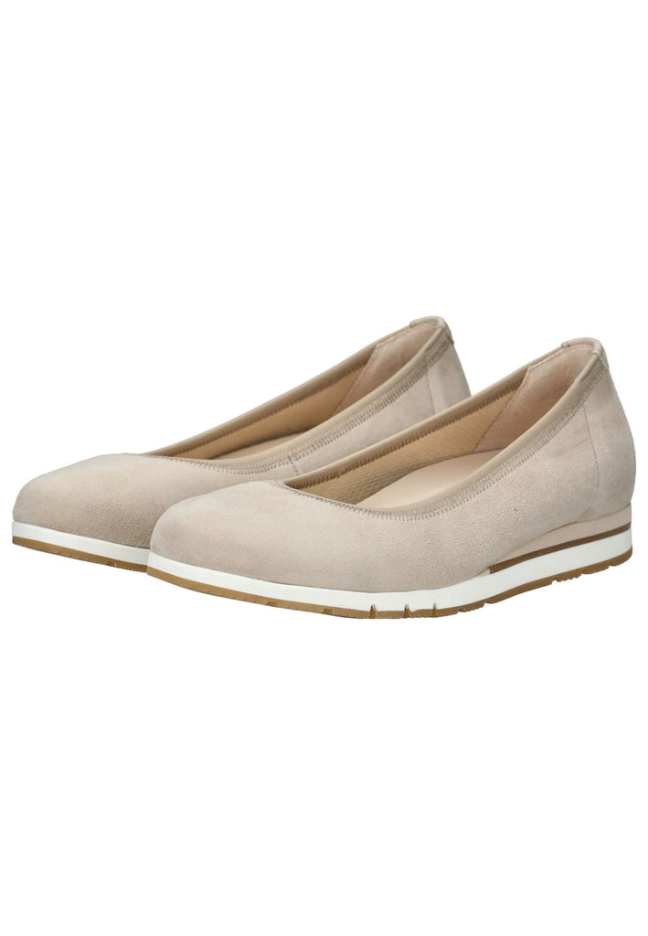 Gabor Comfort Ballerinas Veloursleder Creme