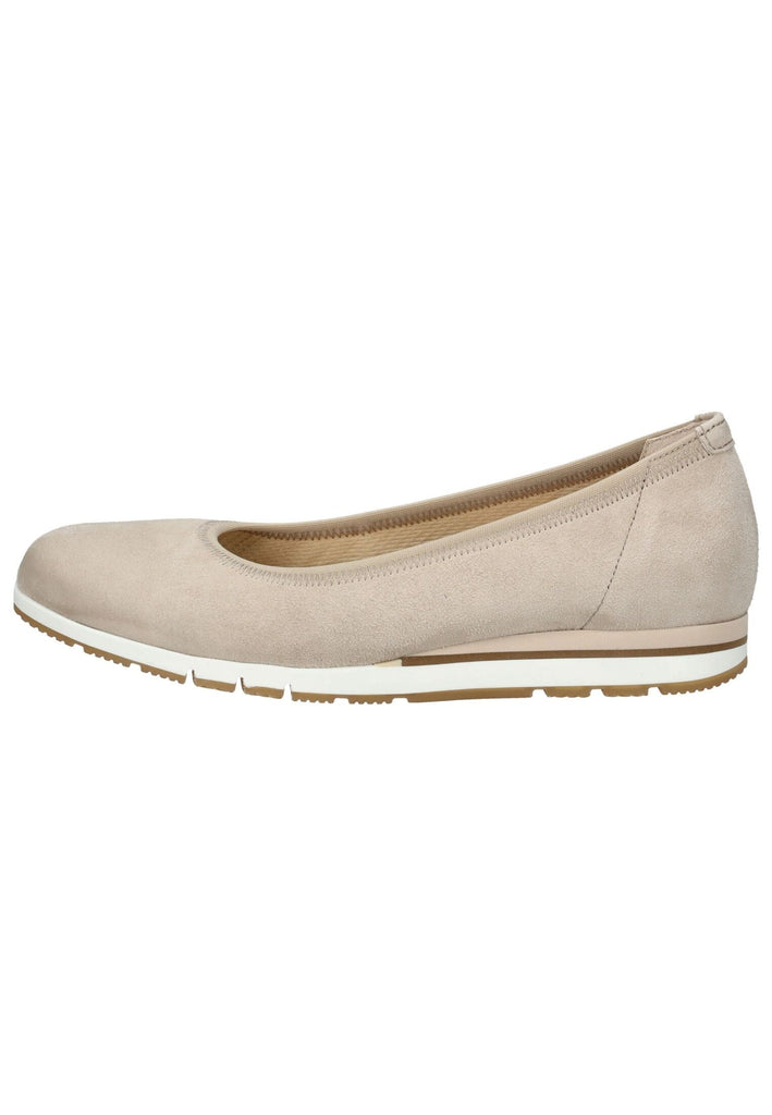 Gabor Comfort Ballerinas Veloursleder Creme