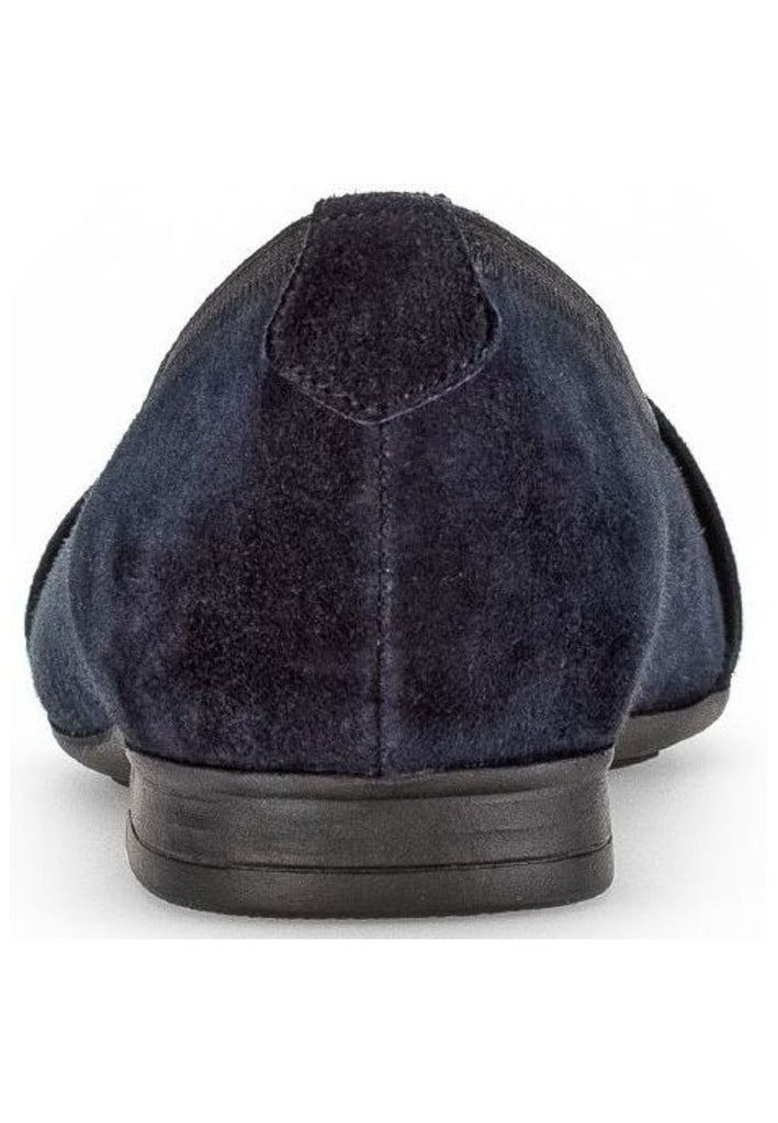 Gabor Comfort Ballerinas Veloursleder Dunkelblau