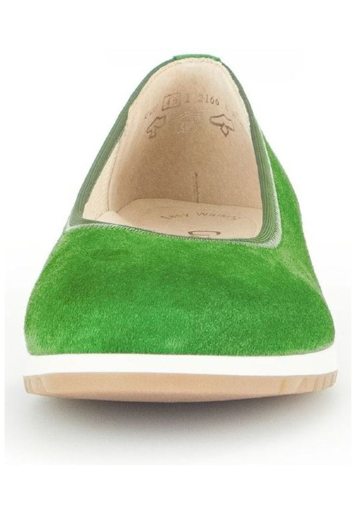 Gabor Comfort Ballerinas Veloursleder Grün