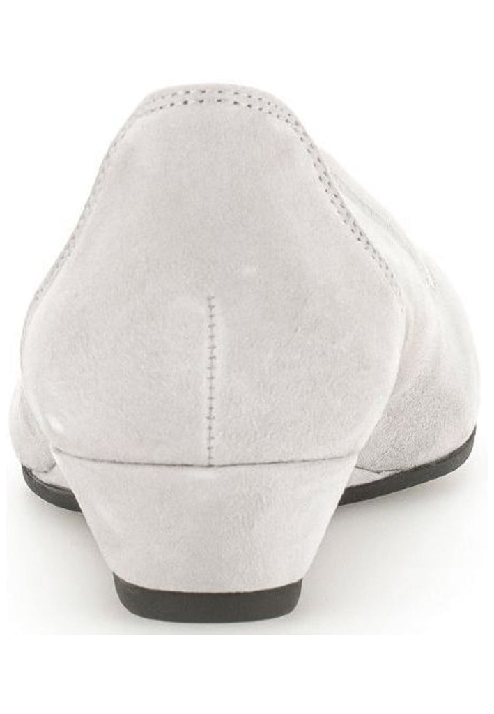 Gabor Comfort Ballerinas Veloursleder Hellgrau