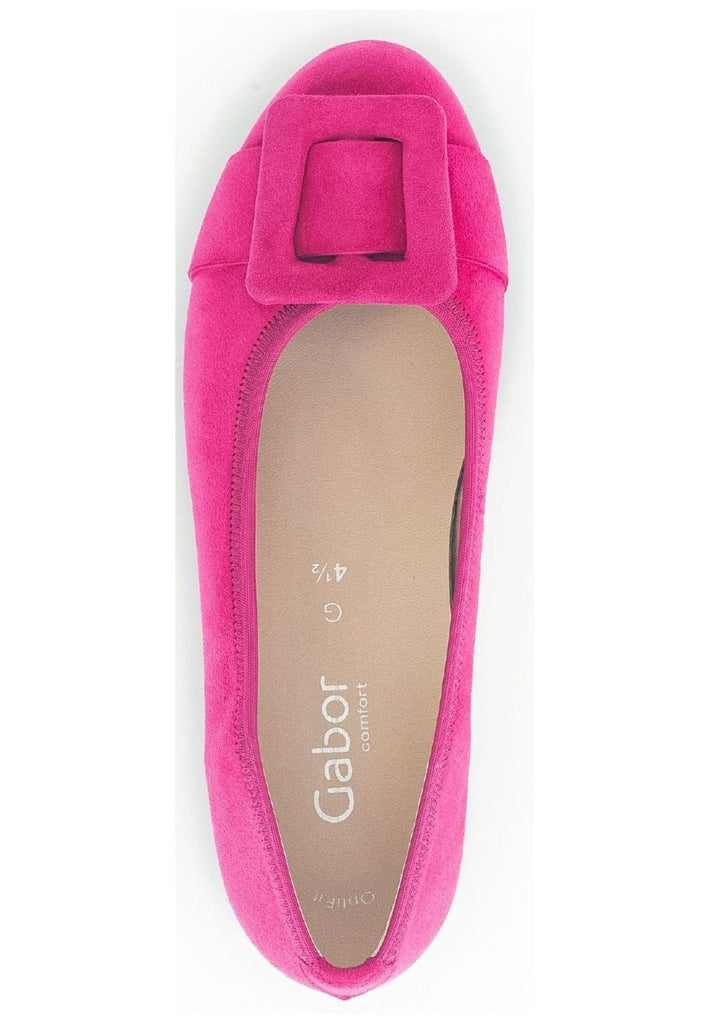 Gabor Comfort Ballerinas Veloursleder Pink