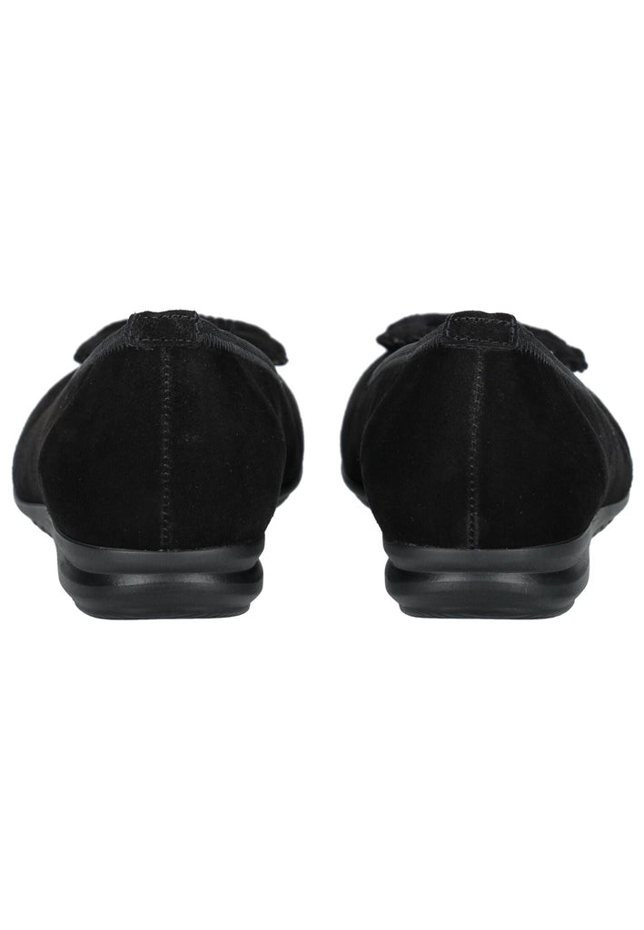 Gabor Comfort Ballerinas Veloursleder Schwarz