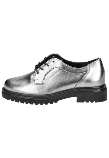 Halbschuhe Gabor Comfort Halbschuhe Leder Silber