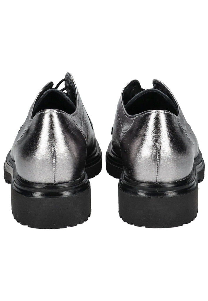 Gabor Comfort Halbschuhe Leder Silber