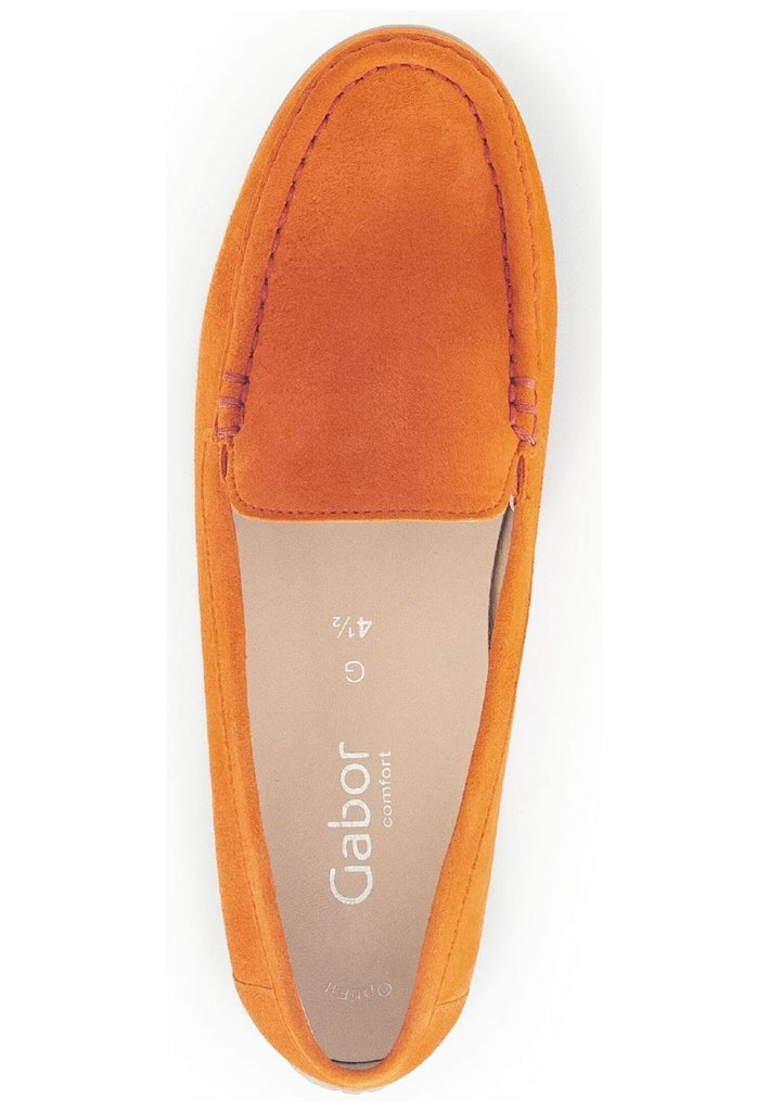 Gabor Comfort Mokassin Veloursleder Orange