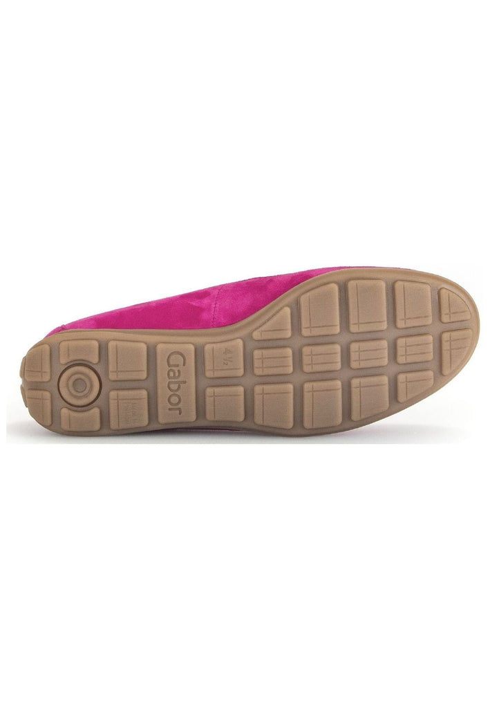 Gabor Comfort Mokassin Veloursleder Pink