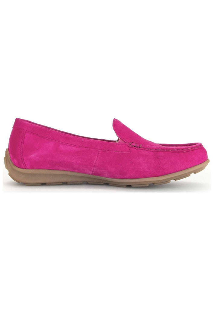 Gabor Comfort Mokassin Veloursleder Pink