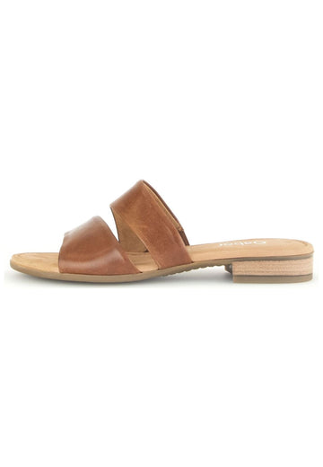 Pantoletten Gabor Comfort Pantoletten Leder Camel