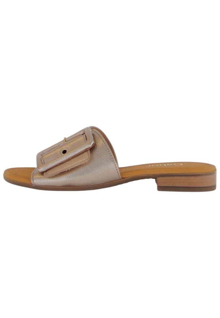 Pantoletten Gabor Comfort Pantoletten Leder Puder