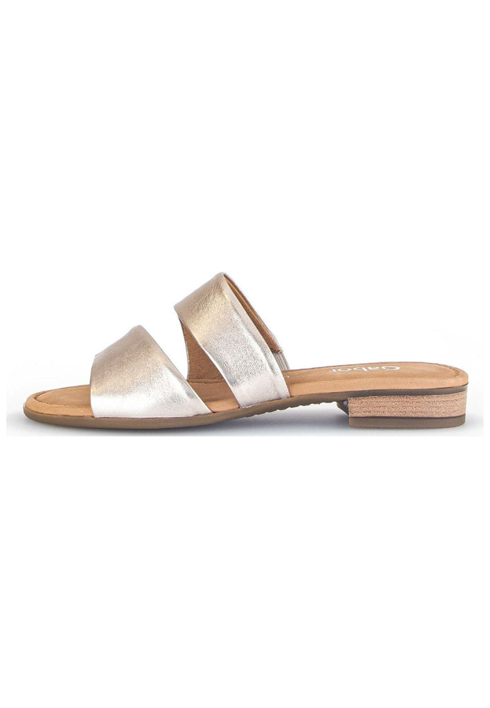 Pantoletten Gabor Comfort Pantoletten Leder Puder