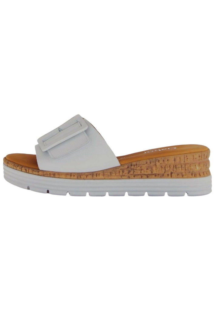 Pantoletten Gabor Comfort Pantoletten Leder Weiß