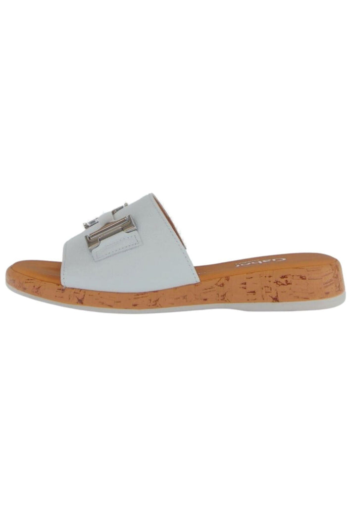 Pantoletten Gabor Comfort Pantoletten Leder Weiß