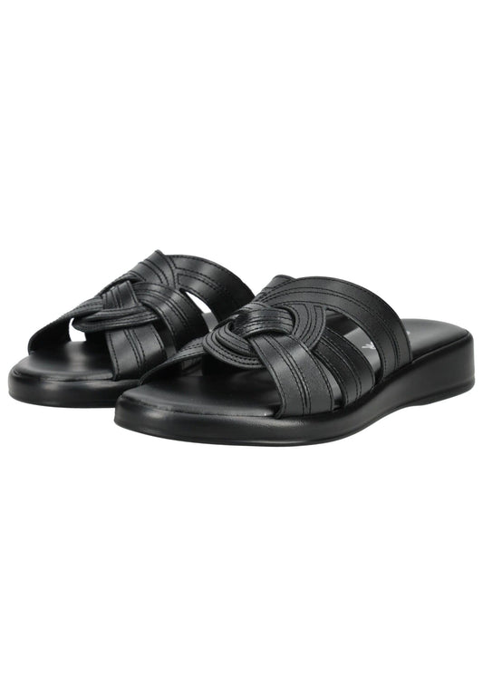 Gabor Comfort Pantoletten Glattleder Schwarz