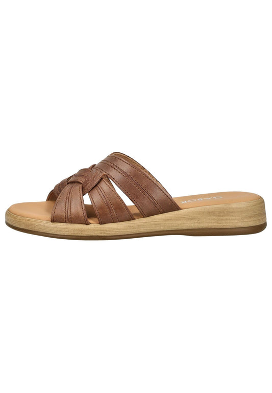 Gabor Comfort Pantoletten Leder Braun