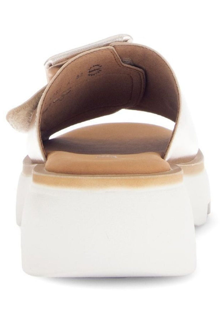 Gabor Comfort Pantoletten Leder Puder