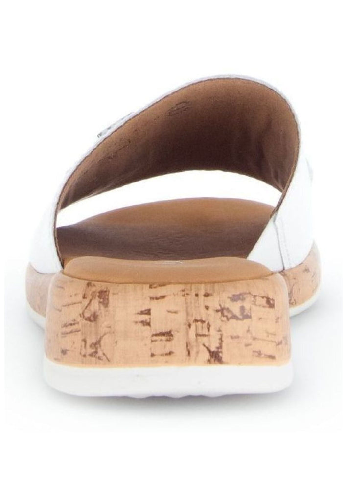 Gabor Comfort Pantoletten Leder Weiß