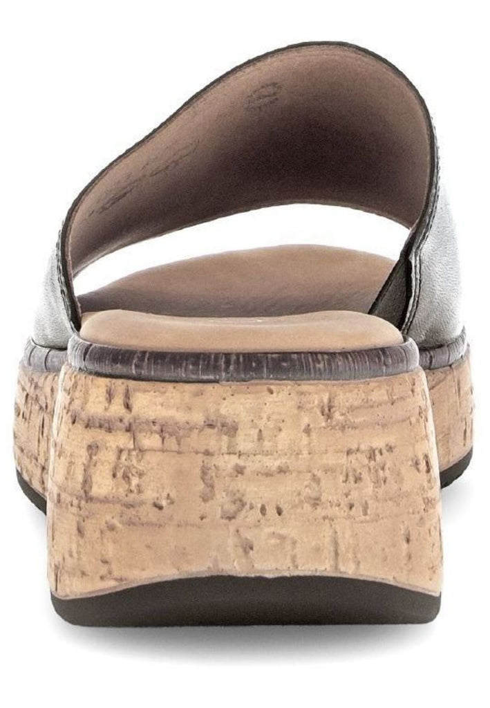 Gabor Comfort Pantoletten Nappaleder Schwarz