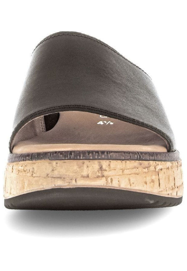 Gabor Comfort Pantoletten Nappaleder Schwarz