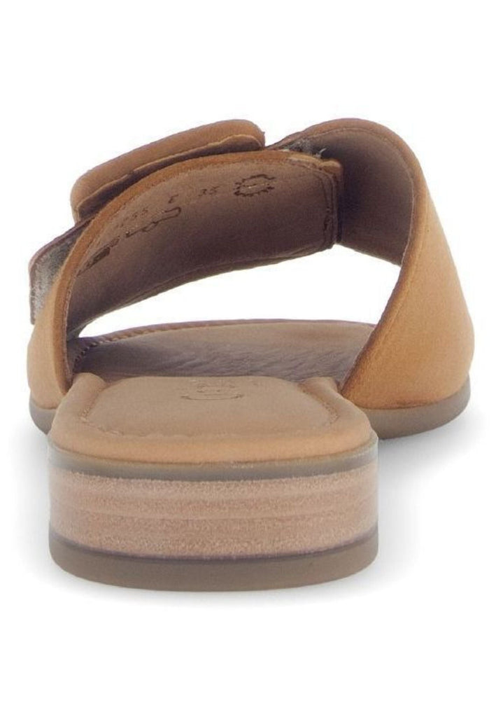 Gabor Comfort Pantoletten Veloursleder Braun