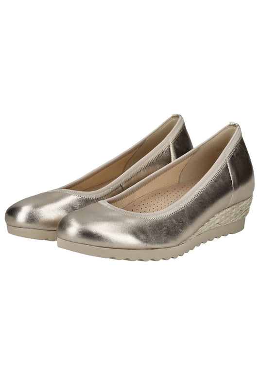 Gabor Comfort Pumps Glattleder Silber