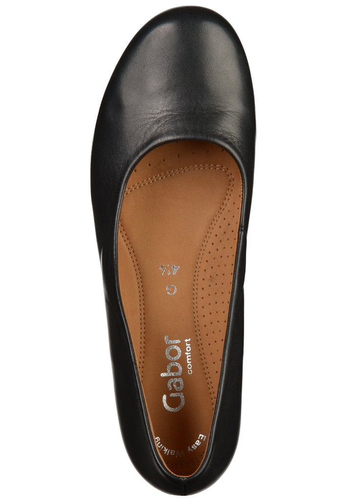 Gabor Comfort Pumps Leder Schwarz