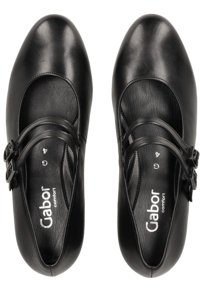 Gabor Comfort Pumps Leder Schwarz