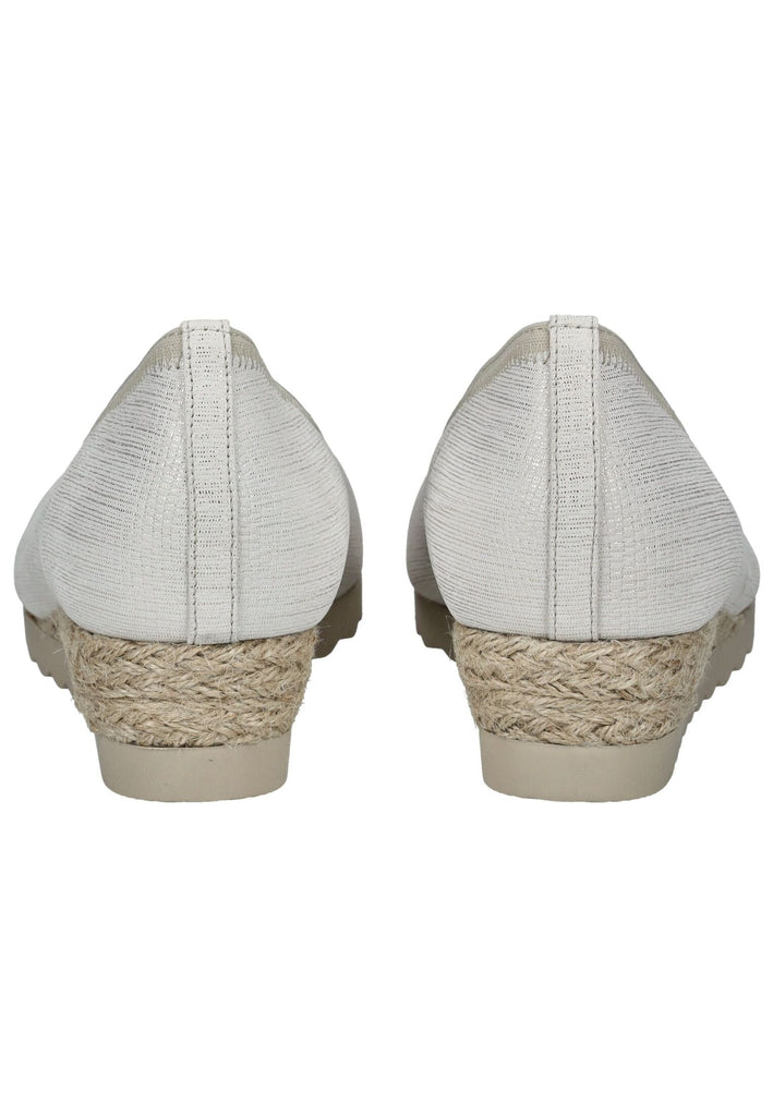 Gabor Comfort Pumps Leder Weiß Kombi