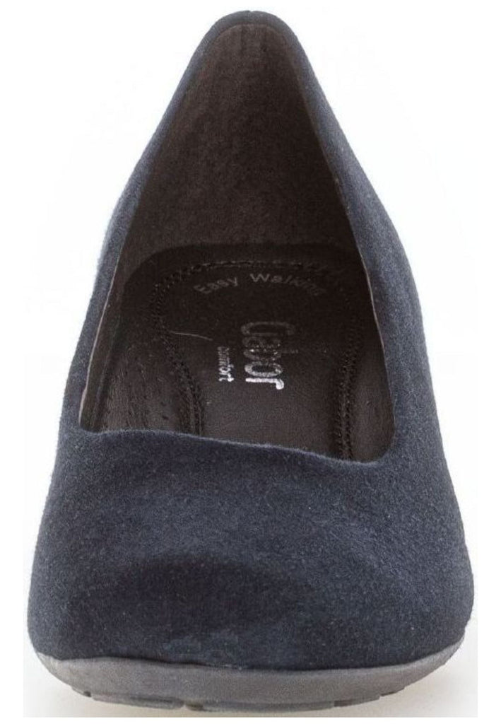 Gabor Comfort Pumps Veloursleder Dunkelblau