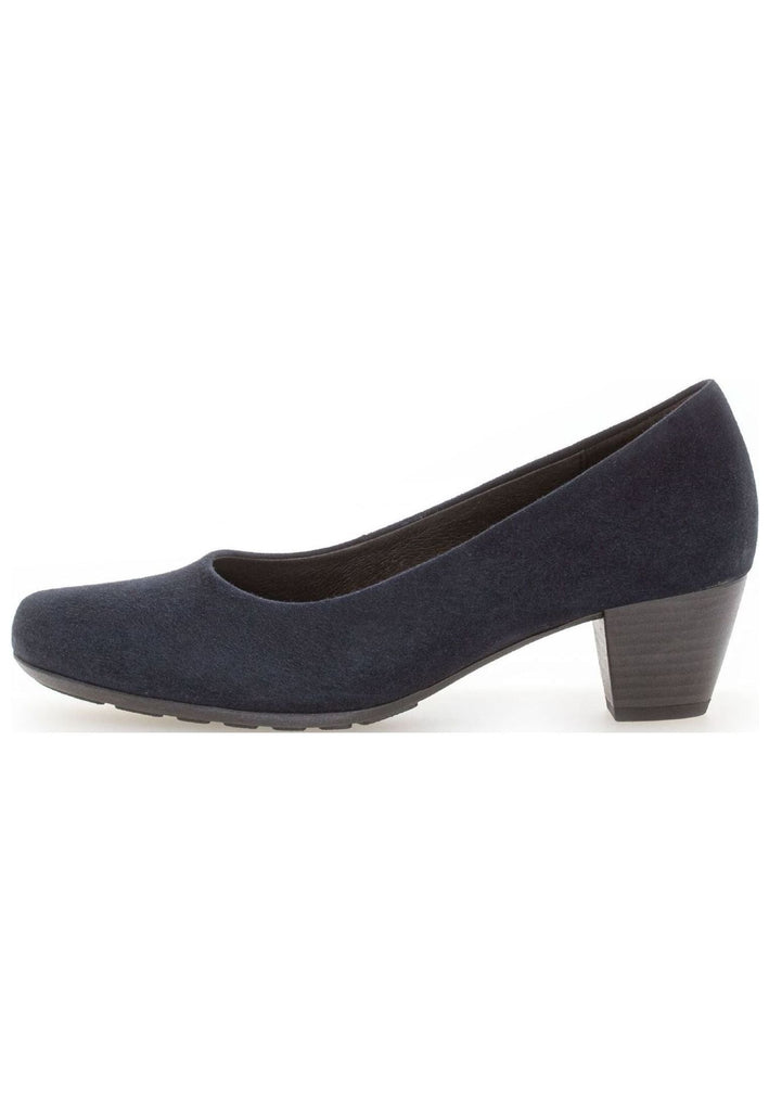 Gabor Comfort Pumps Veloursleder Dunkelblau