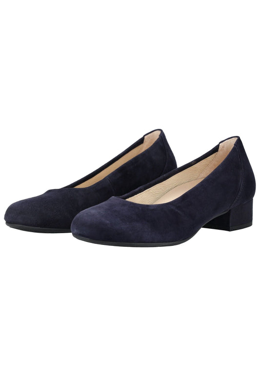 Gabor Comfort Pumps Veloursleder Dunkelblau