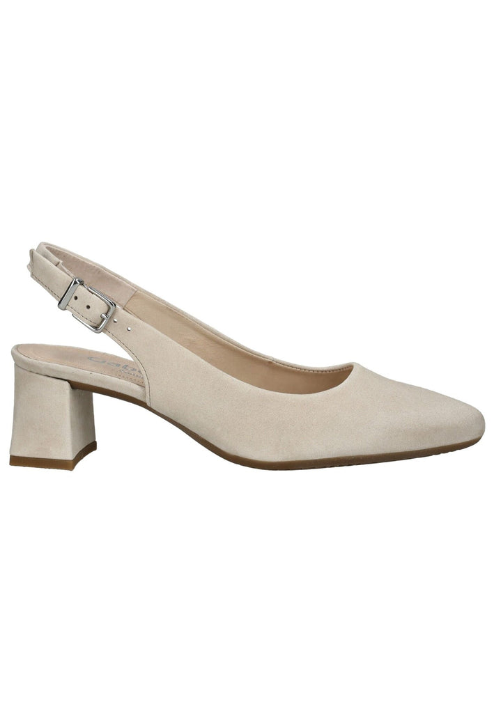 Gabor Comfort Pumps Veloursleder Hellbeige