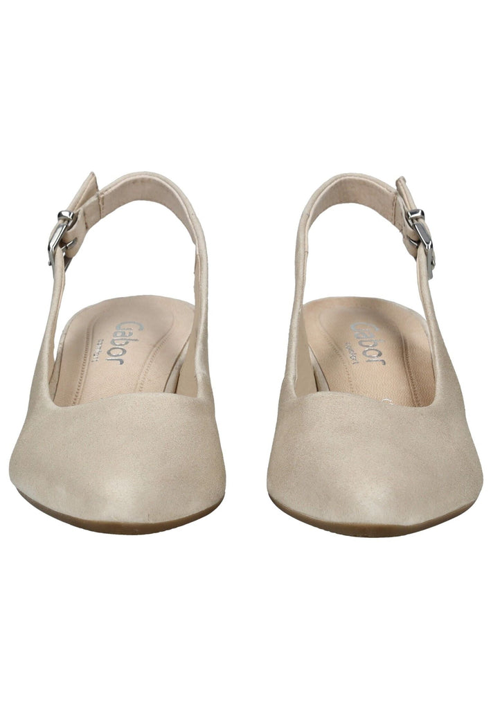 Gabor Comfort Pumps Veloursleder Hellbeige