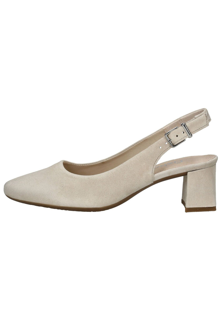 Gabor Comfort Pumps Veloursleder Hellbeige