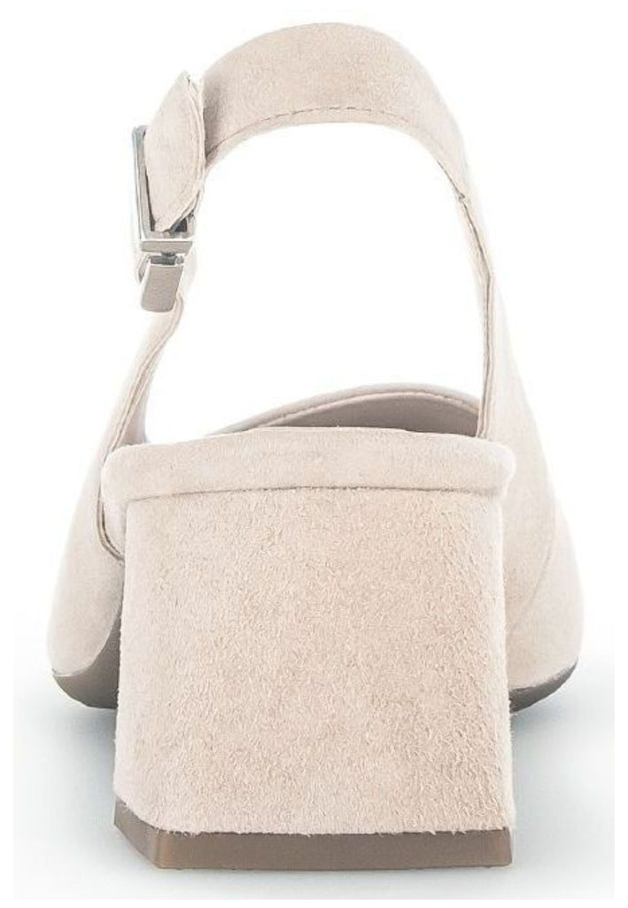 Gabor Comfort Pumps Veloursleder Hellbeige