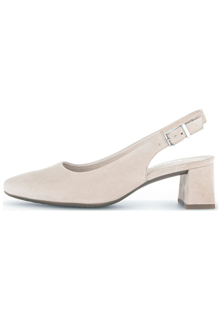 Gabor Comfort Pumps Veloursleder Hellbeige