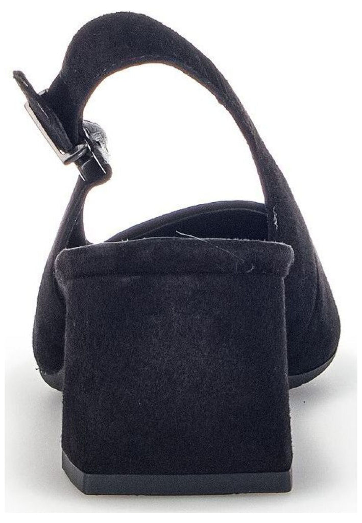 Gabor Comfort Pumps Veloursleder Schwarz